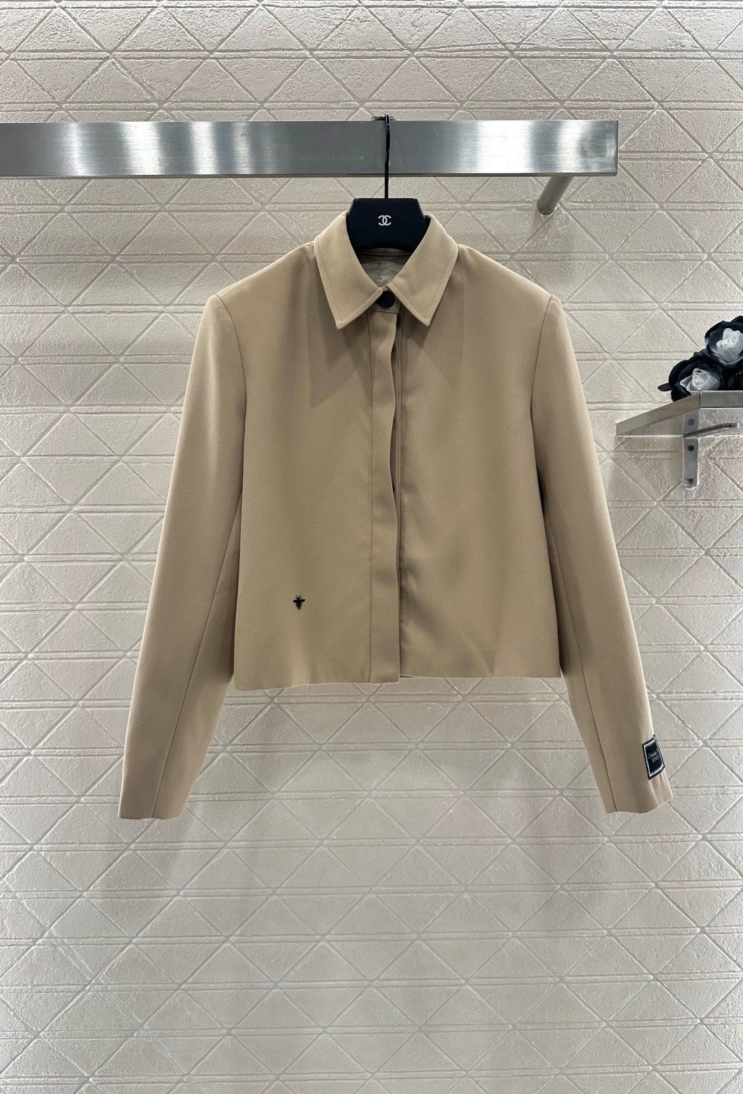 25fw Collar suit belt shorts set