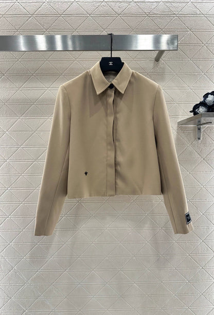 25fw Collar suit belt shorts set