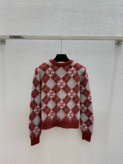 Checkered sweater
