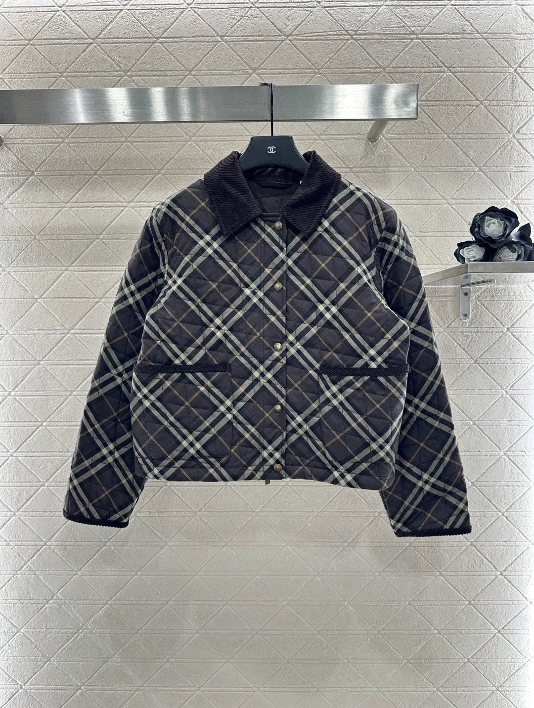 Plaid cotton jacket