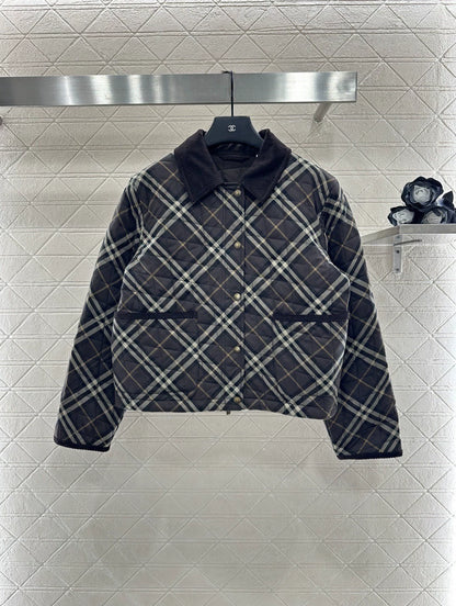 Plaid cotton jacket