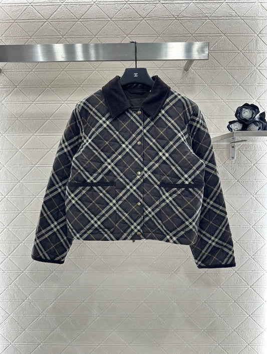 Plaid cotton jacket
