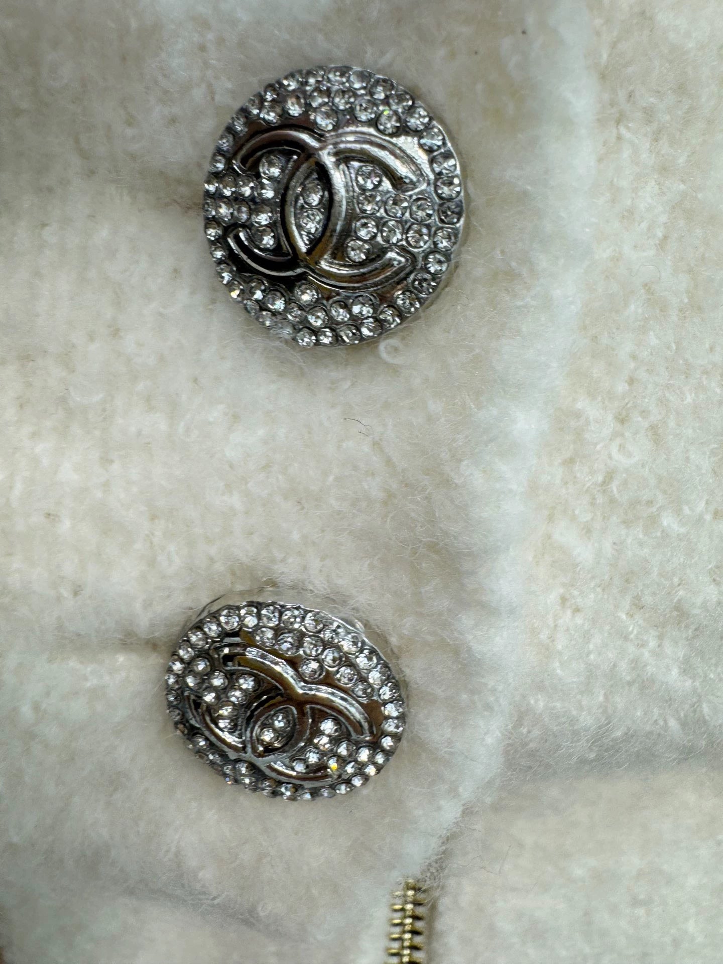 Lingge hooded cardigan