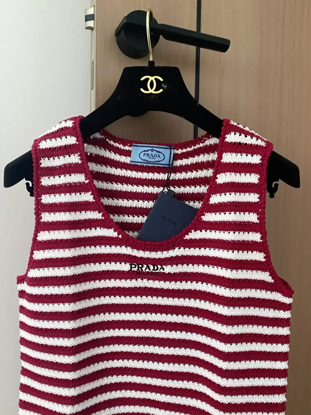 25 new summer striped knitted vest