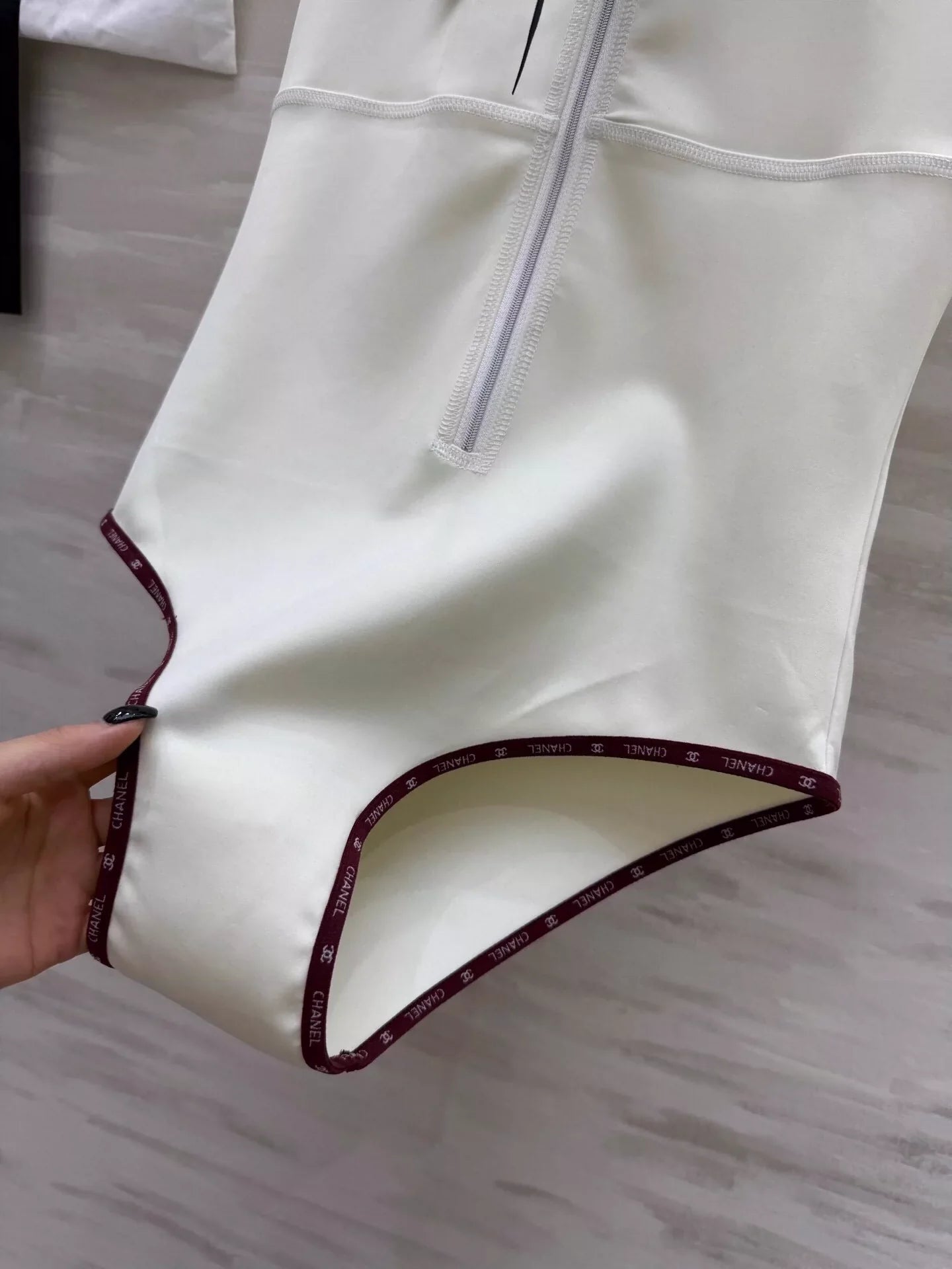 25 New Hooded Zipper One-piece Tankini Swimsuit