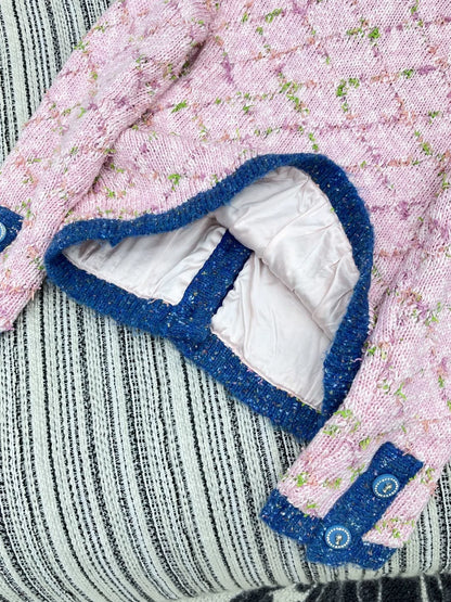 25fw Color blocking pocket cardigan