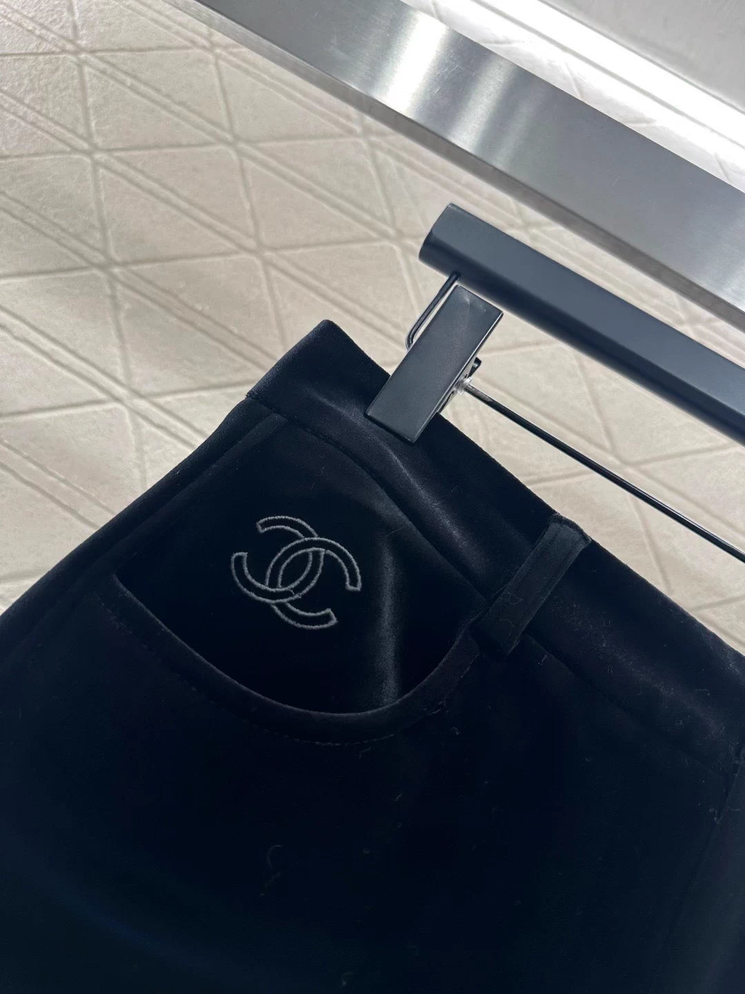 Flared Velvet Retro Trousers