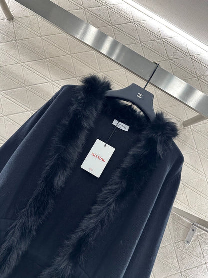 Knitted cardigan jacket