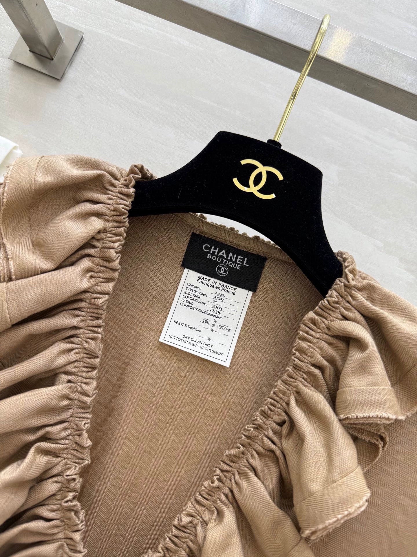 25fw Cotton and linen pleated shirt（Medieval Series）