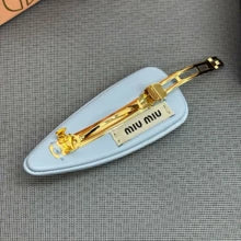 25 Leather Triangle Hairpin