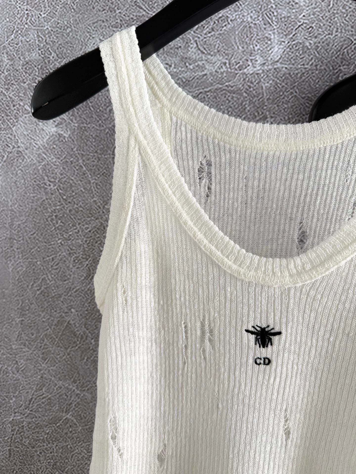 25 Hole craft vest sleeveless top