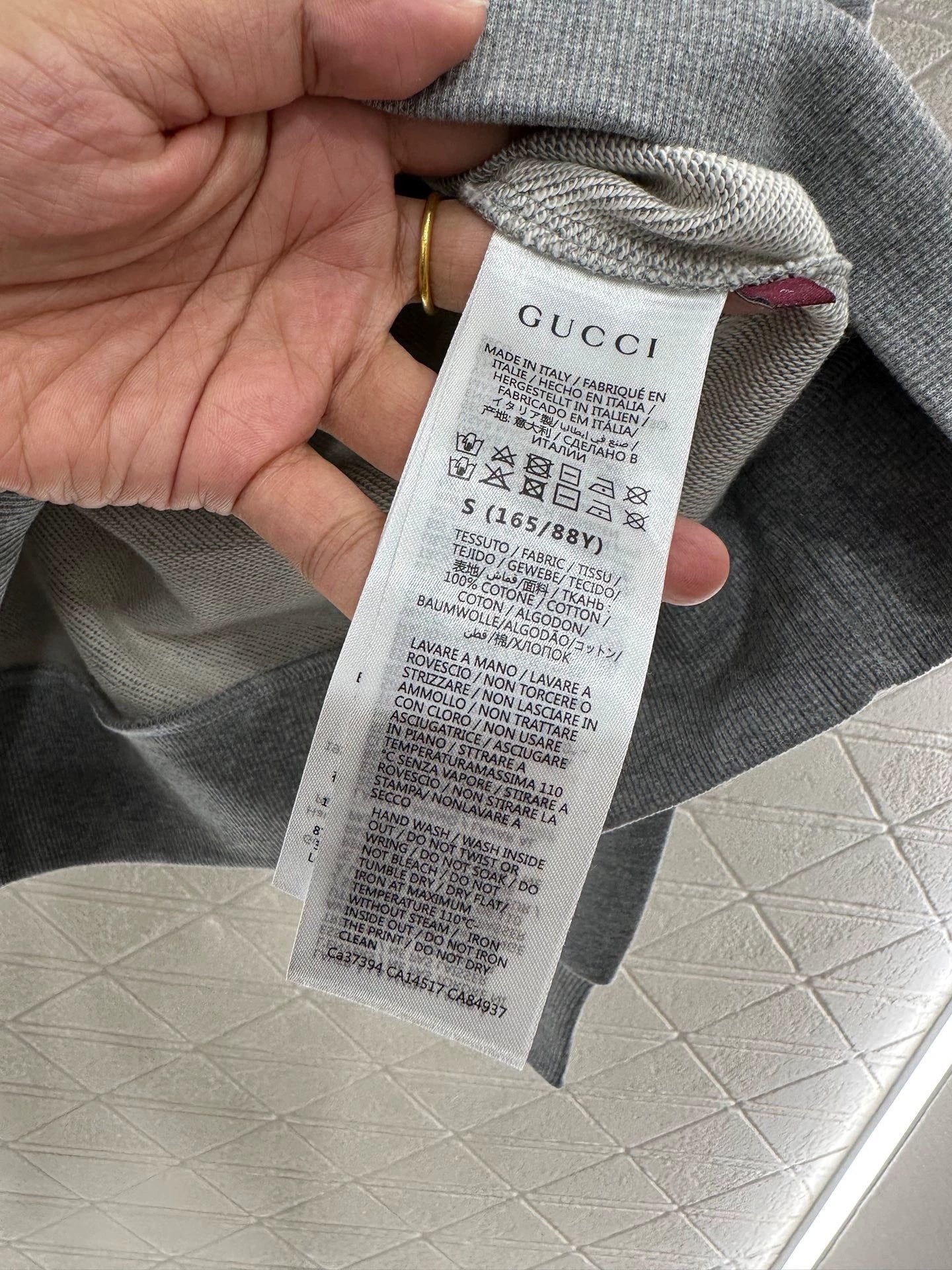 25fw Striped round neck pullover hoodie