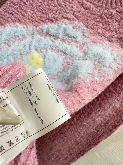 Rose Jacquard Sweater