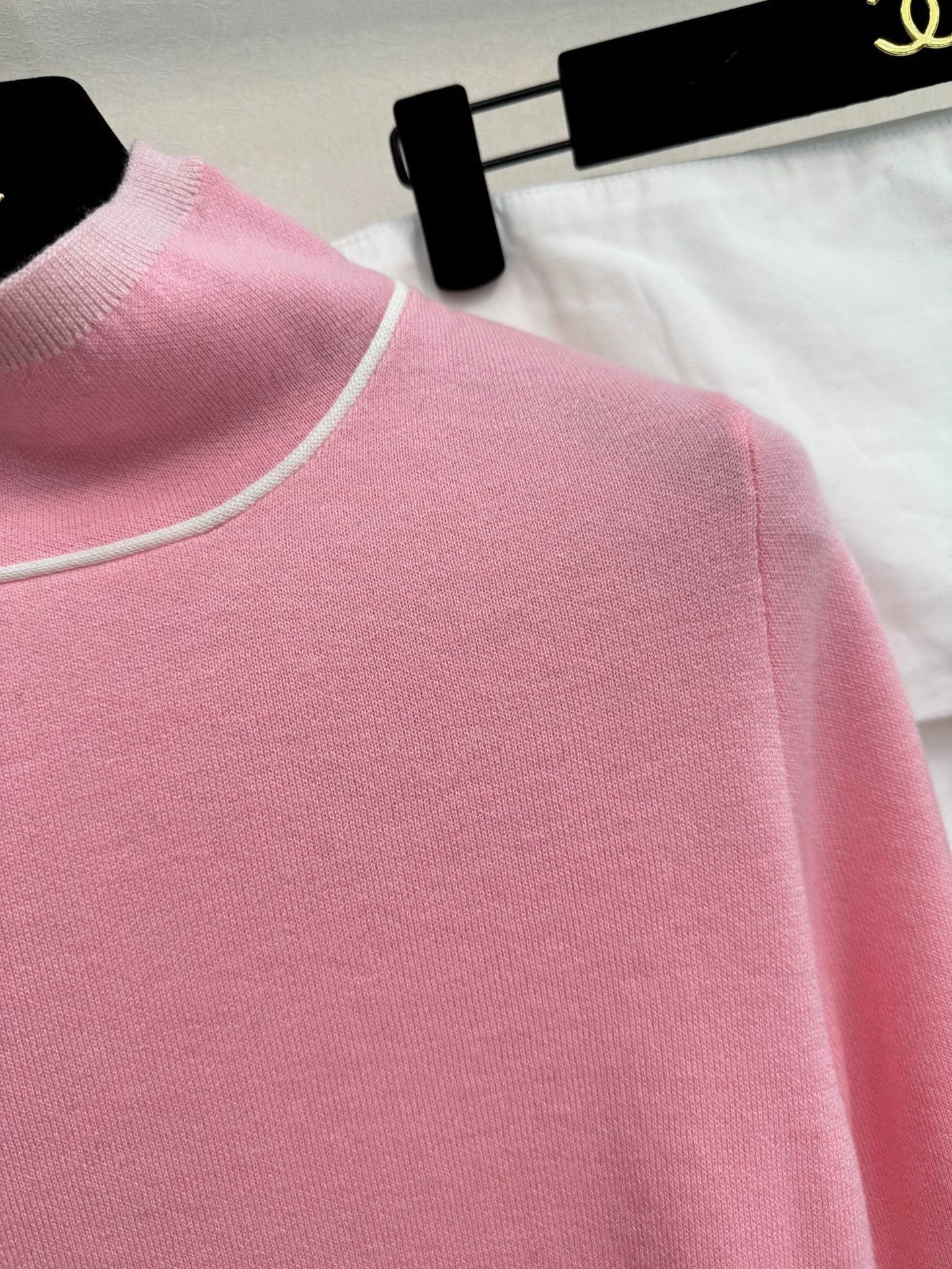 High necked woolen sweater