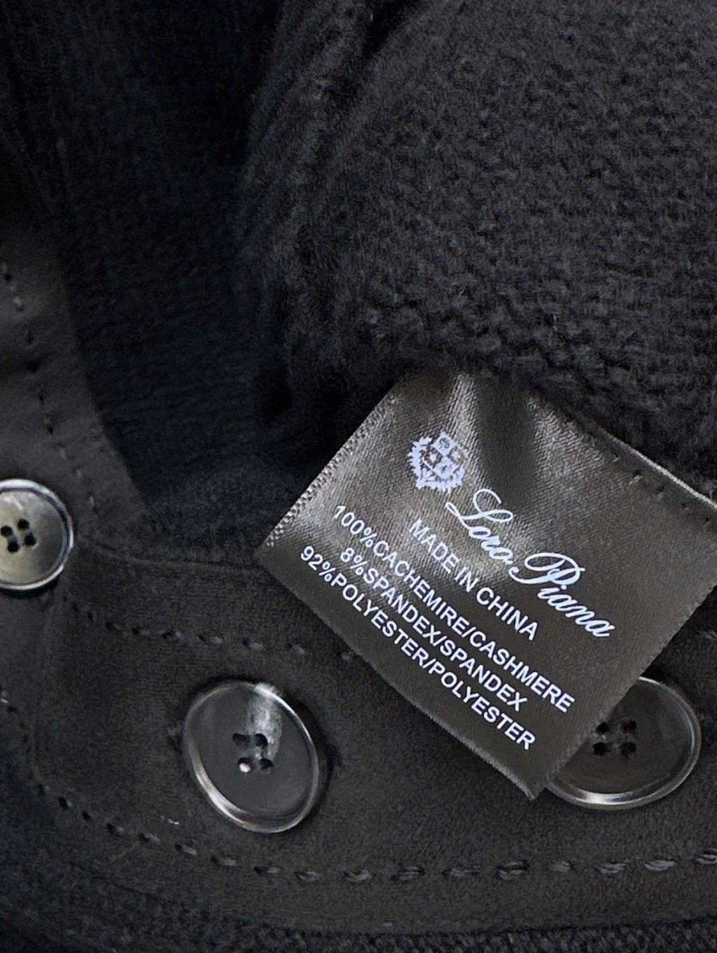 25fw new cashmere stand collar jacket