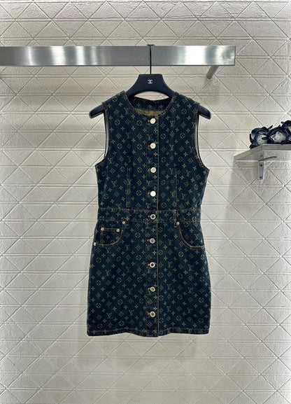 25fw Cowboy vest skirt