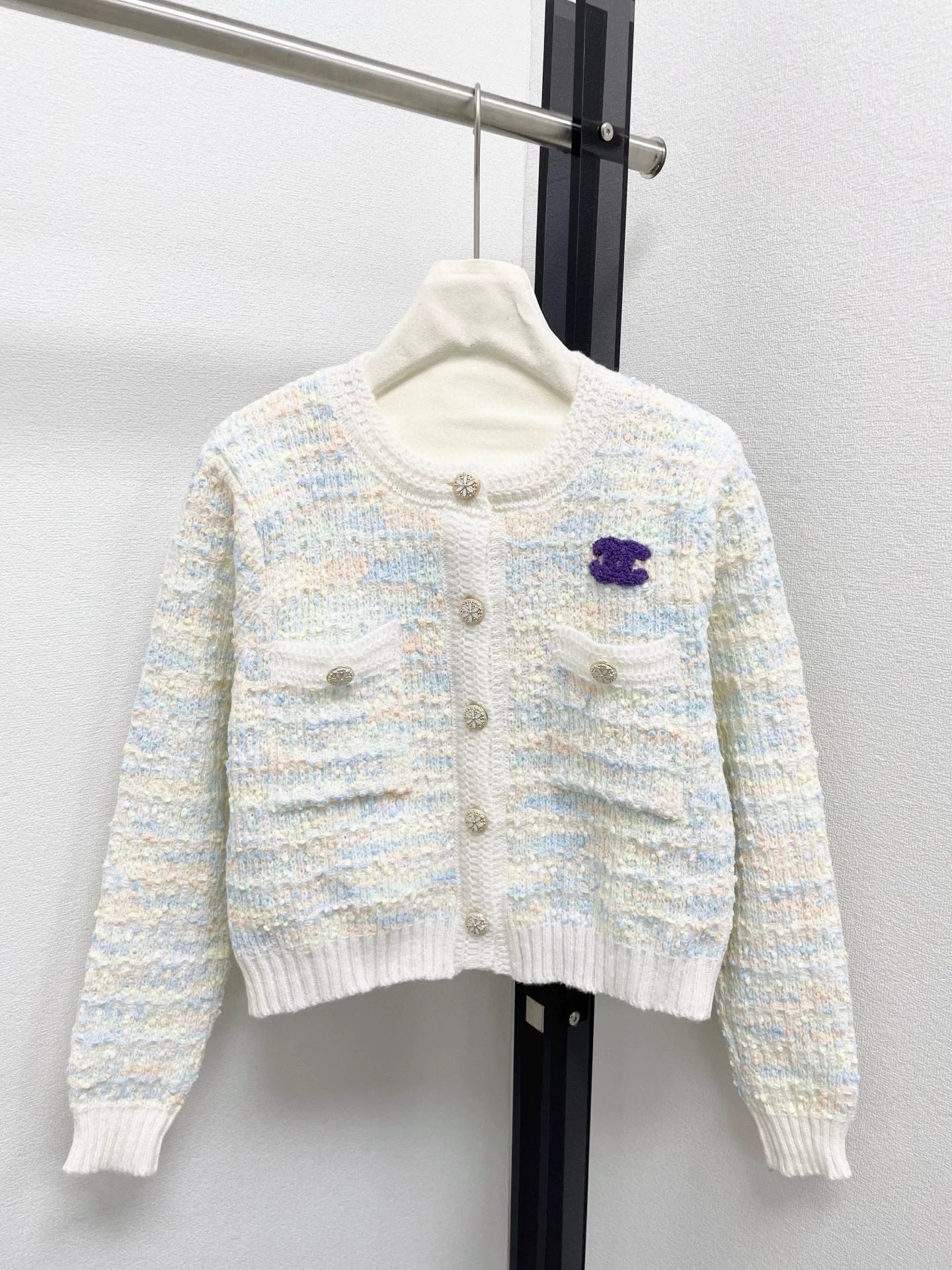 25fw Fragrant knitted cardigan