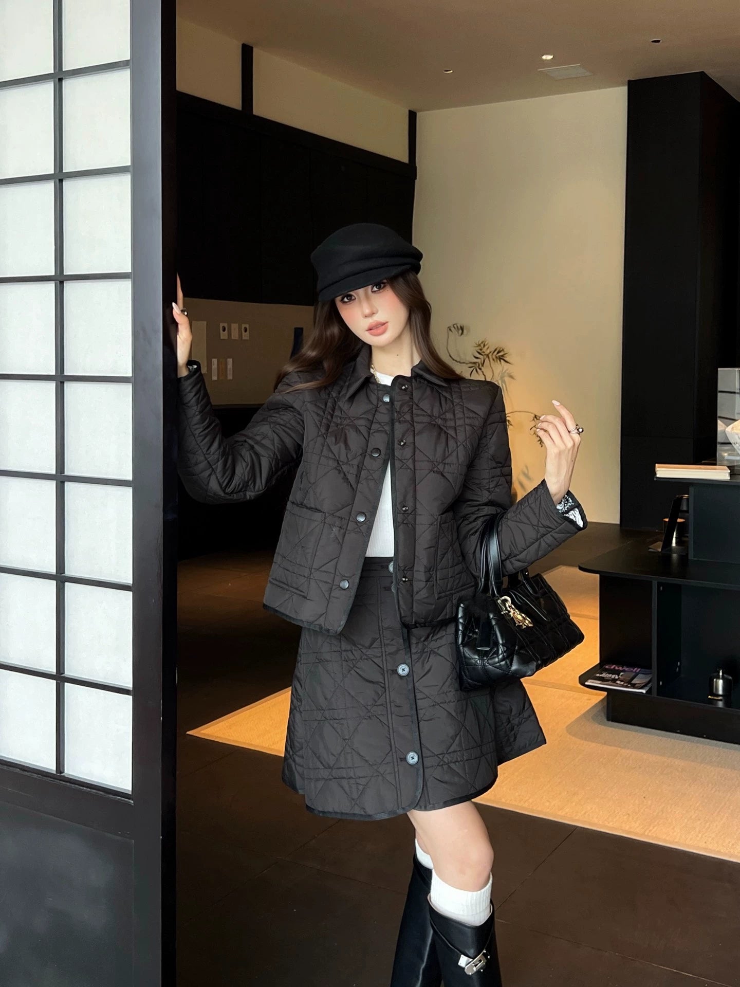 25fw Yansew cotton collar jacket