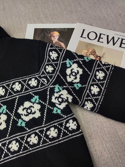 Camellia High Collar Sweater