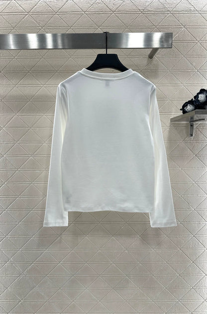 25fw Letter long sleeved shirt