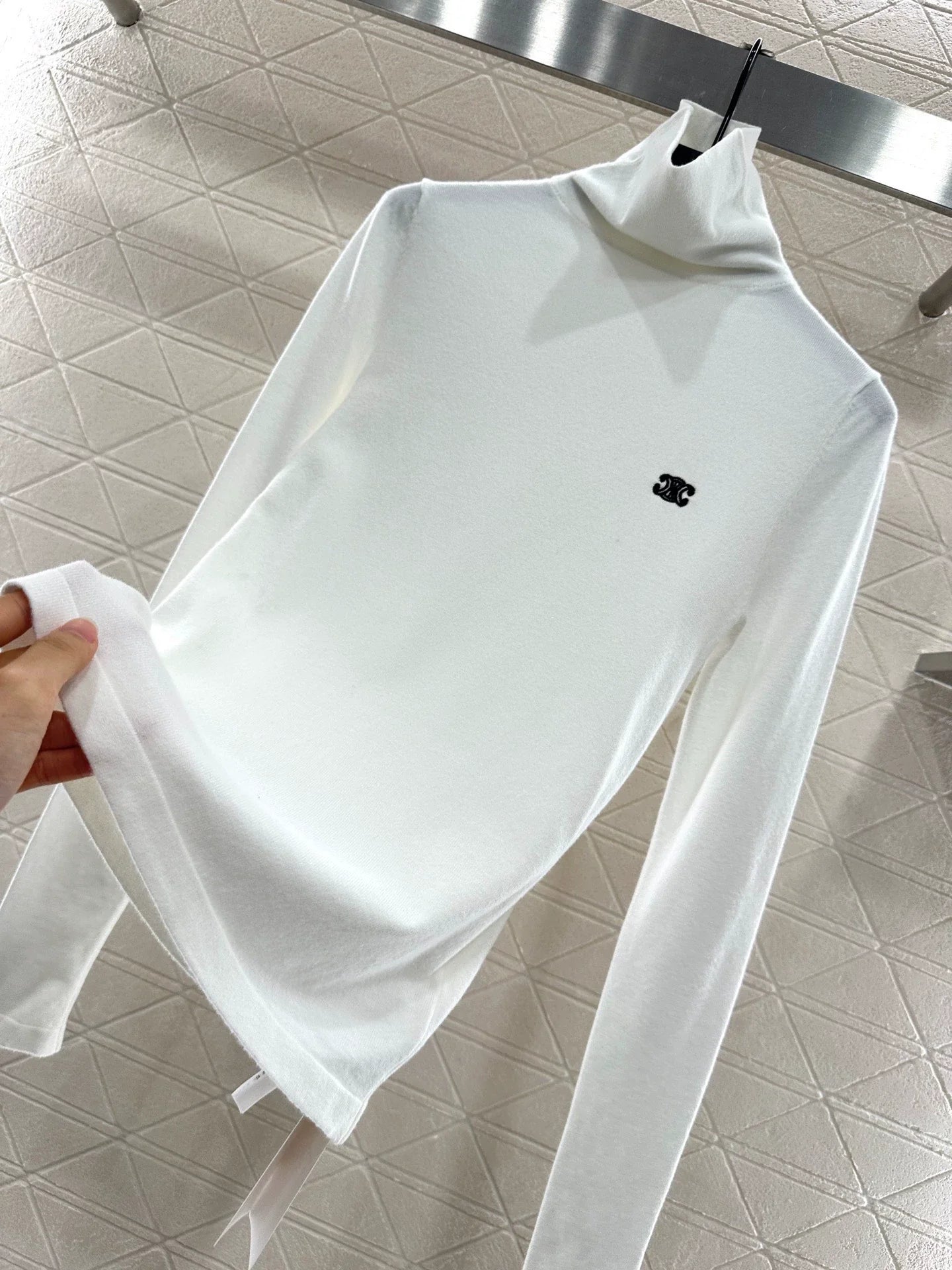 25fw High neck base shirt