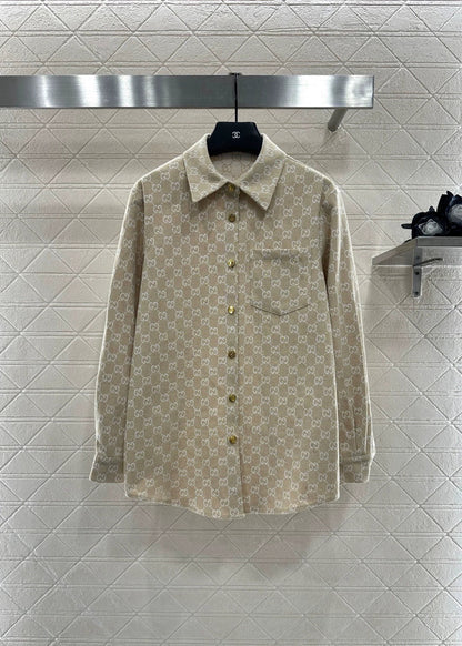 25fw Jacquard denim suit