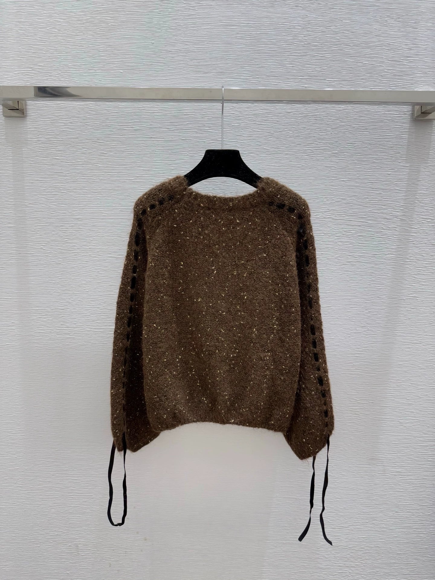 Hollow knit sweater