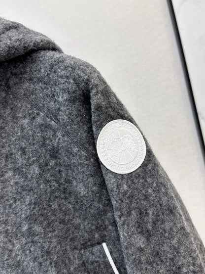 25fw Wool sports sweatshirt jacket