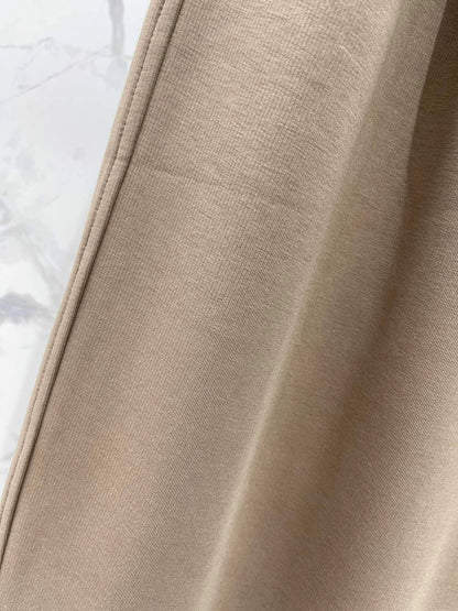 25fw Drawstring wide leg pants