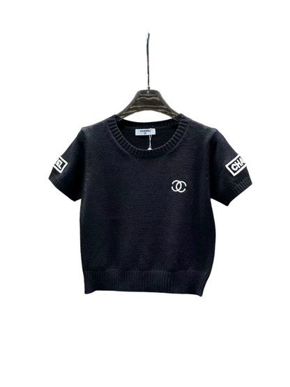 25fw Vintage 3D Embroidered Short Sleeve