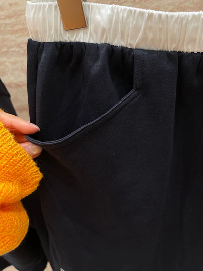 25fw College style hoodie set (vintage series)