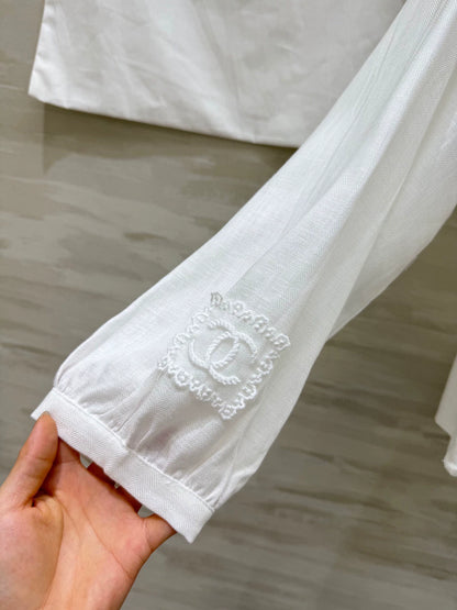 25fw Cotton and linen pleated shirt（Medieval Series）