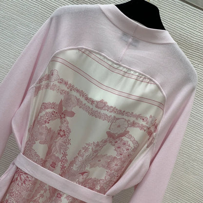 25fw Real silk cashmere cardigan