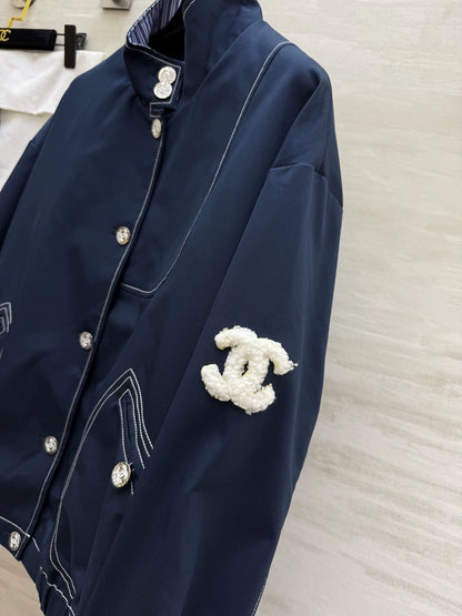 Deep blue workwear jacket