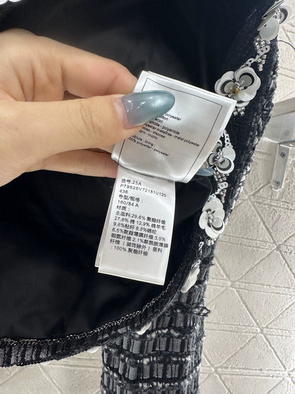 Sequin trimmed dress jacket