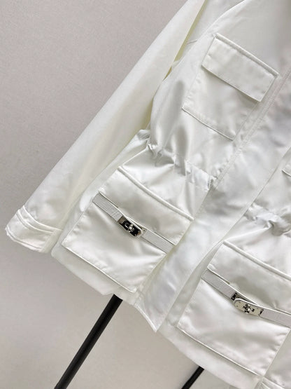 25fw Hooded windbreaker jacket