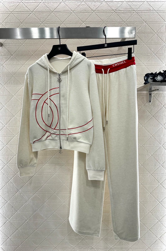 25fw Hooded jacket and pants set