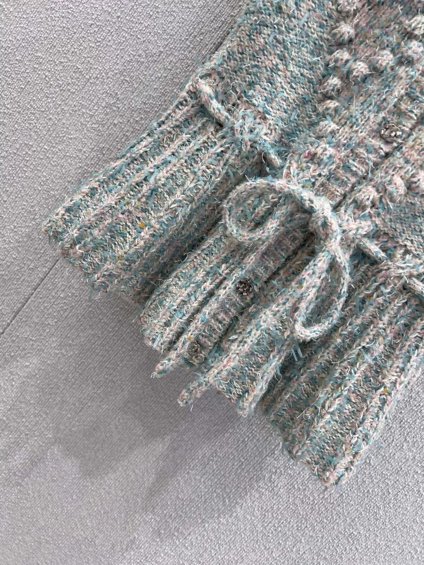 Handmade crochet lace cashmere vest