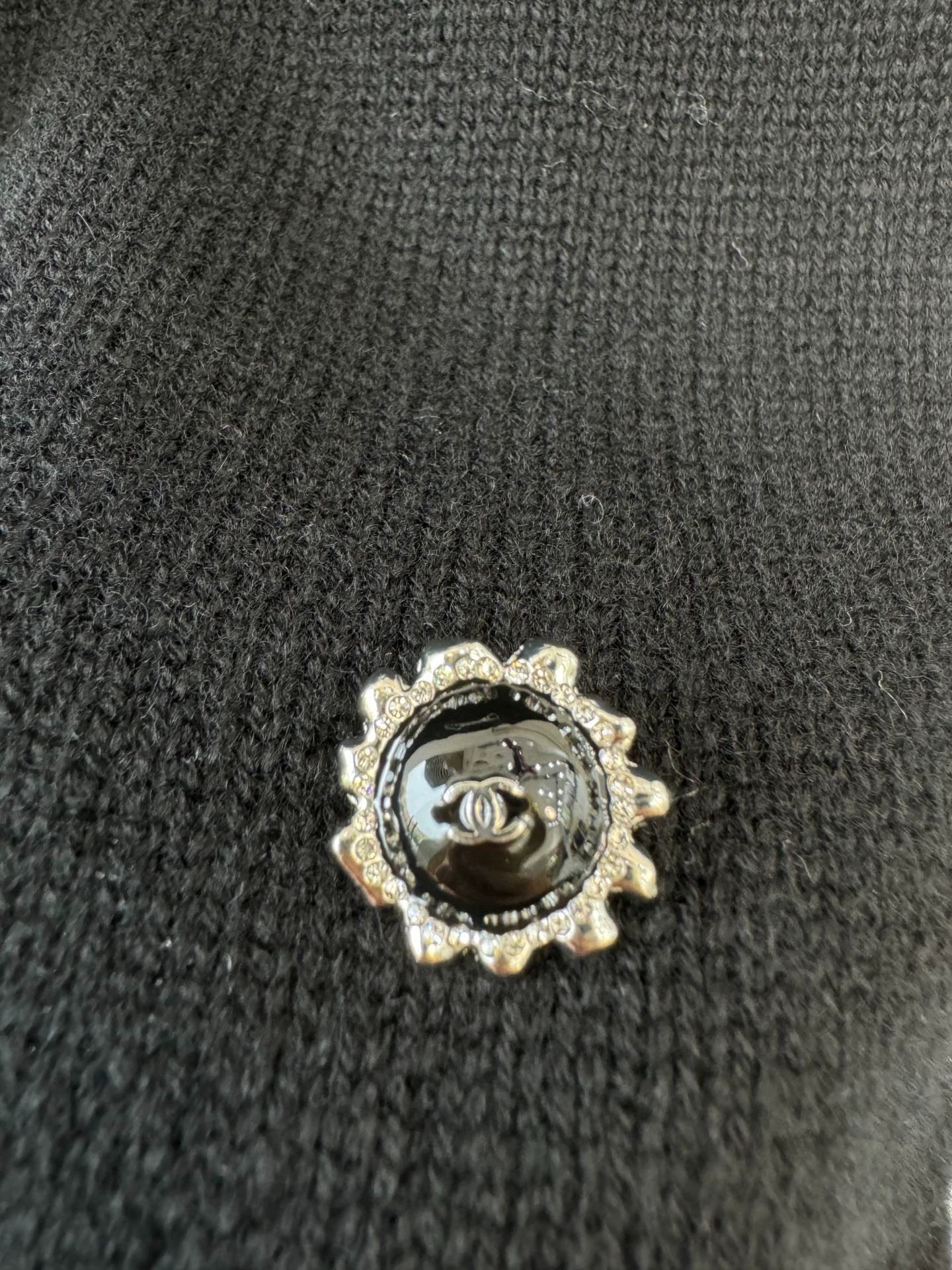 Bow hollow knitted sweater