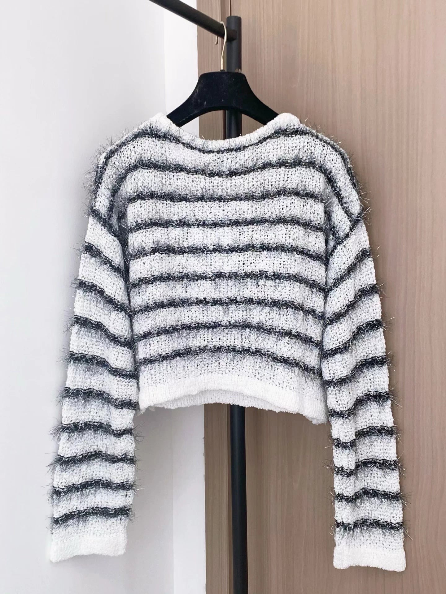 25fw Two tone long sleeved shirt