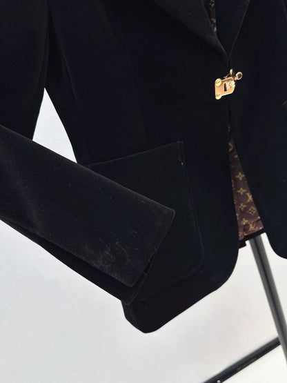 25fw Jacquard monogram suit jacket