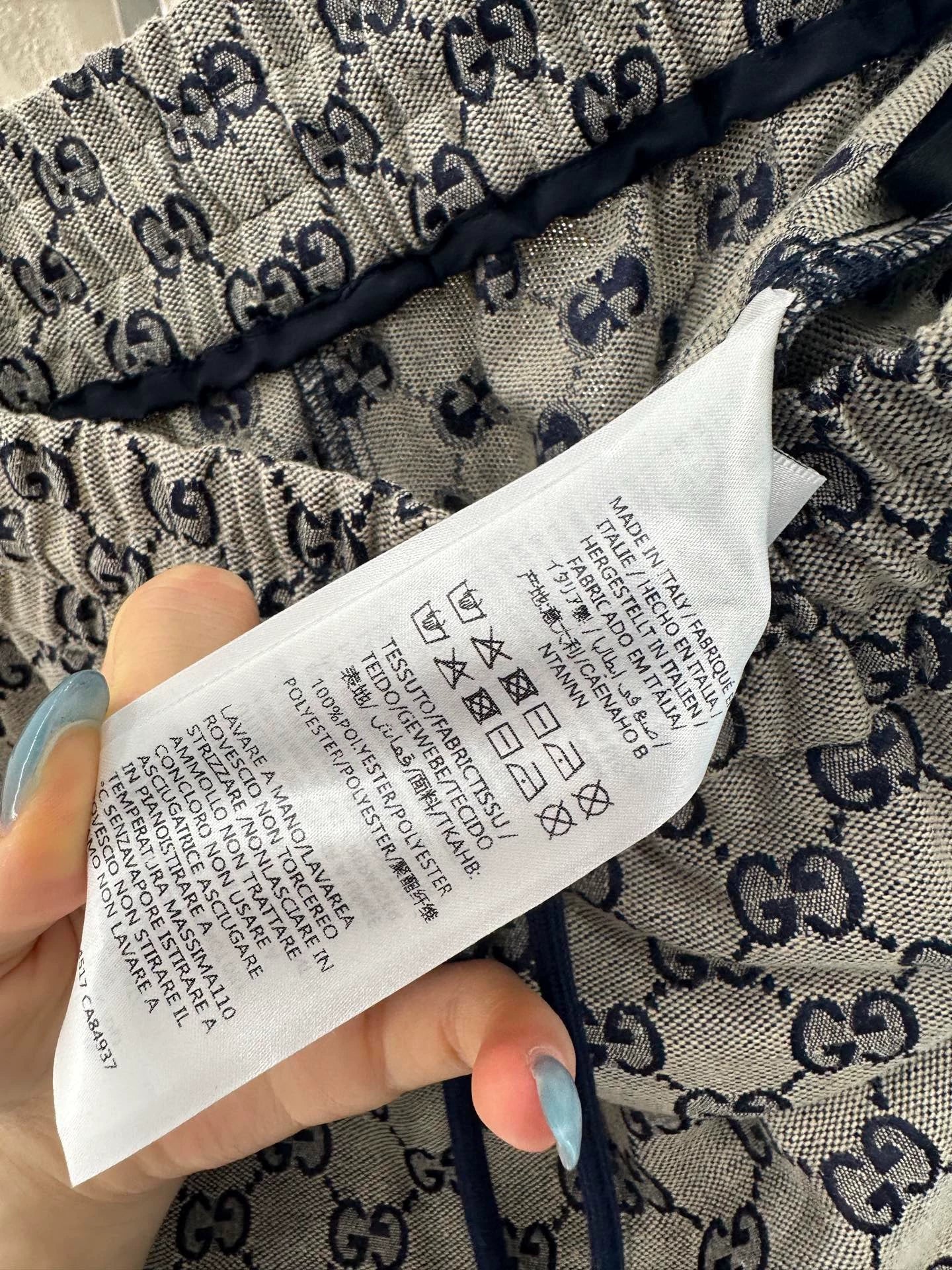 25fw Jacquard casual drawstring leg tied pants