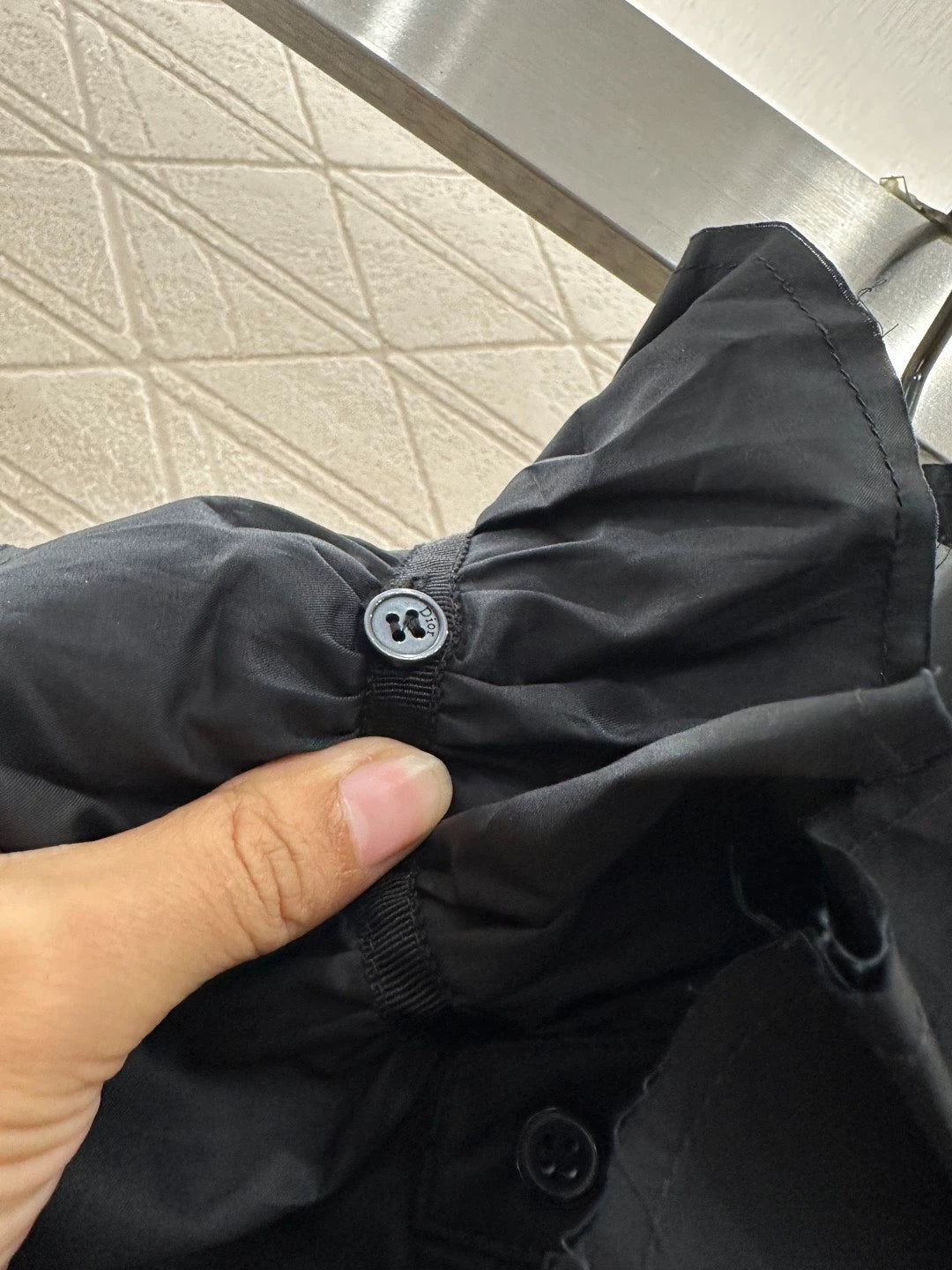 25fw Detachable pleated lace dress