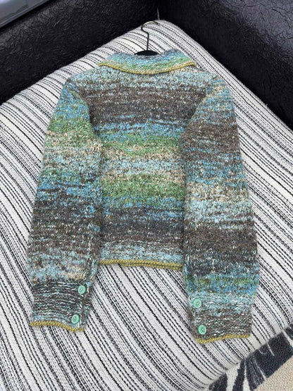 Diamond button lapel jacket