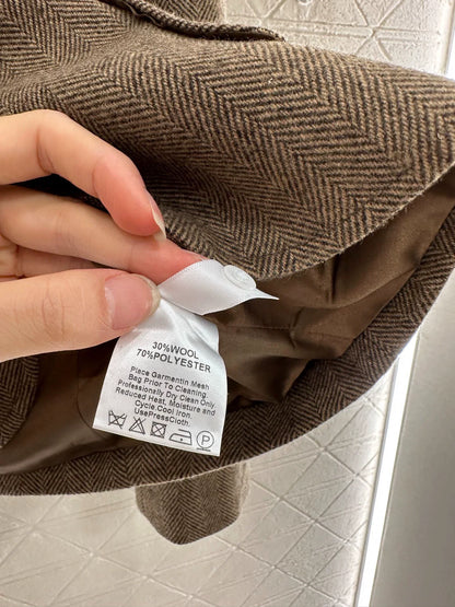 25fw Blazer and midi pleated skirt set