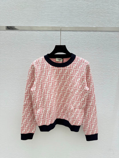 25fw Old flower knitted cardigan