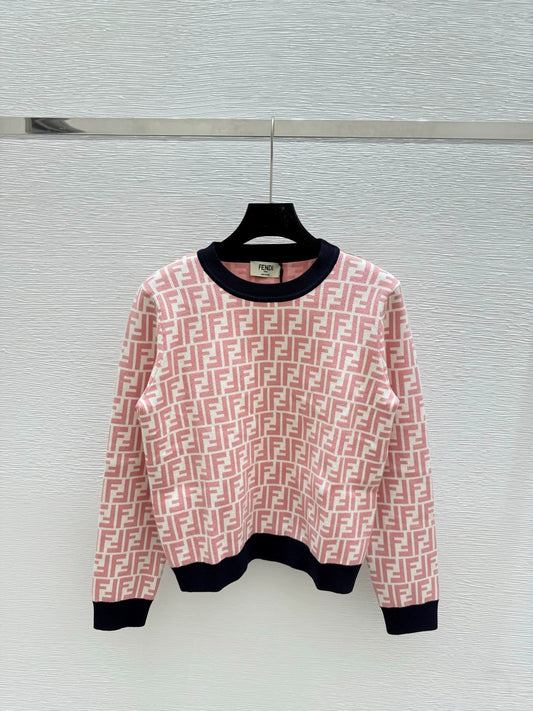 25fw Old flower knitted cardigan