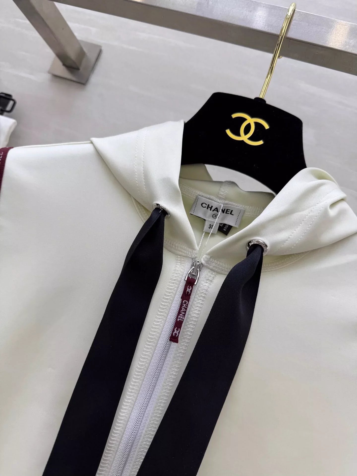 25 New Hooded Zipper One-piece Tankini Swimsuit