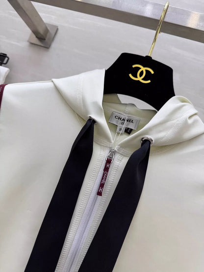 25 New Hooded Zipper One-piece Tankini Swimsuit