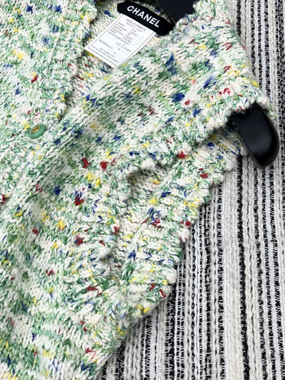 25fw Colorful knitted vest